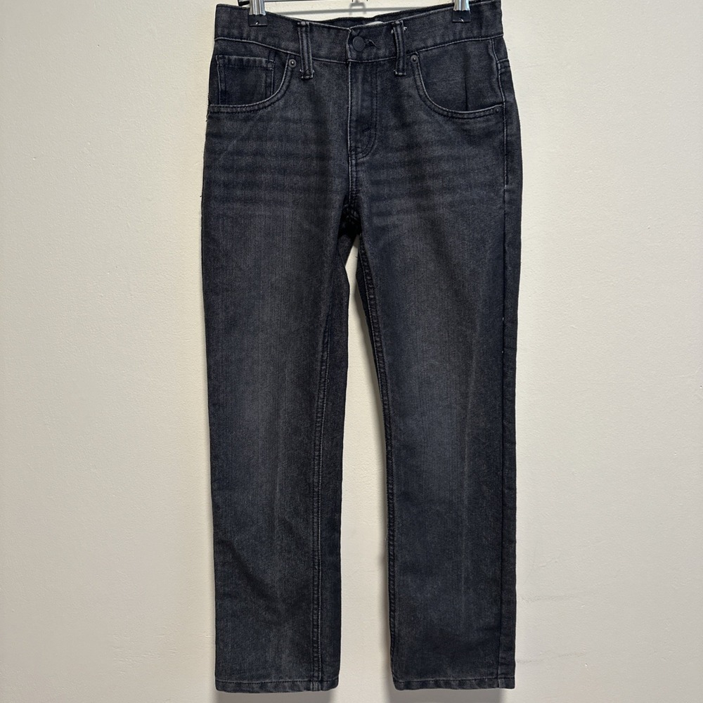 Levi's 514 Jeans Women's Black 12 Reg 26 x 27 Straight Leg